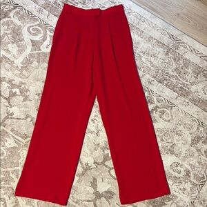 Babaton Elegant Red Women's Pants